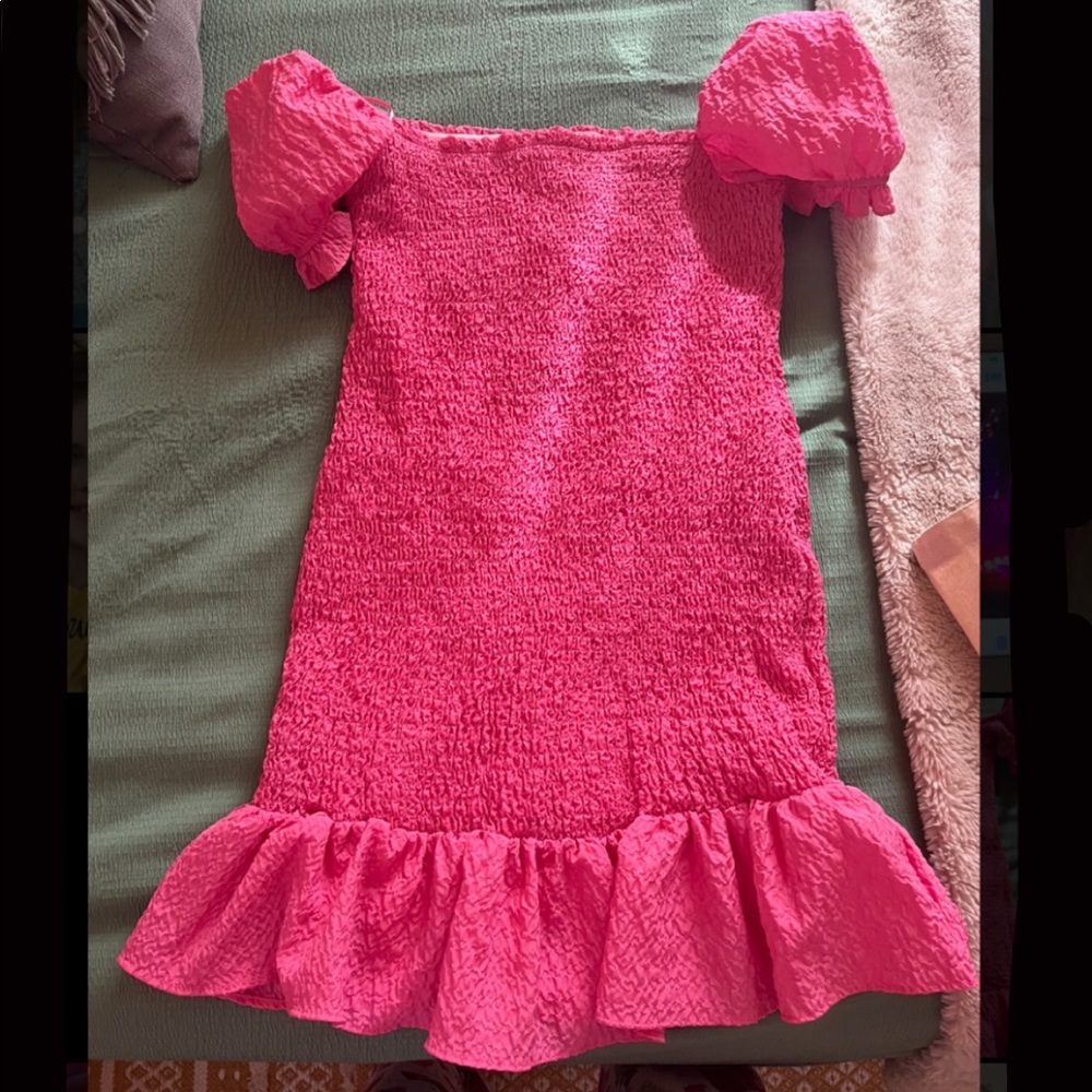 new zara pink tight dress
